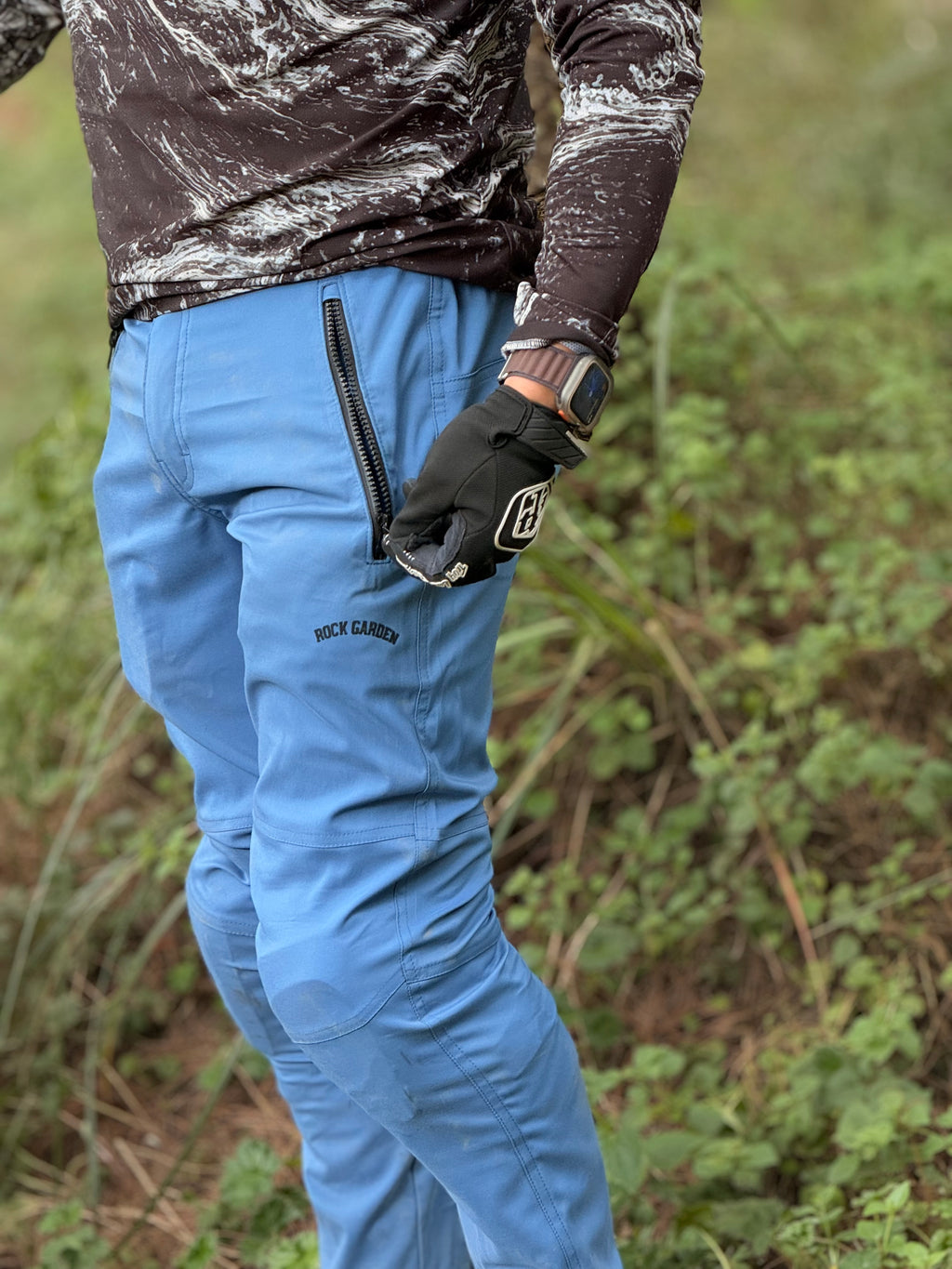 Pantalón soft azul claro