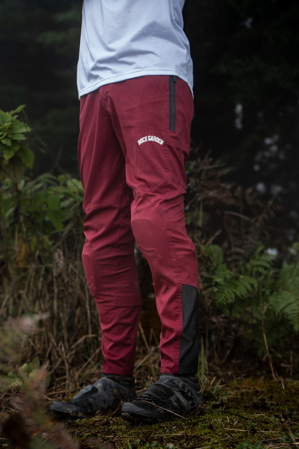 Pantalón soft concho de vino